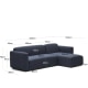 Kave Home Neom 3-Seat Modular Sofa with Chaise, Blue