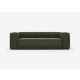 Kave Home Blok 3-Seat Sofa, Corduroy, Green