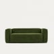 Kave Home Blok 2-Seat Sofa, Corduroy, Green