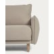 Kave Home Carlota 3-Seat Sofa, Beige