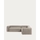 Kave Home Blok 4-Seat Corner Sofa, 290x290cm, Beige