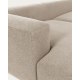 Kave Home Blok 3-Seat Modular Sofa with Left Chaise, Beige