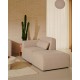 Kave Home Neom Armchair with Ottoman, Beige