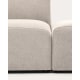 Kave Home Neom Armchair with Ottoman, Beige