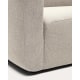 Kave Home Neom Armchair with Ottoman, Beige