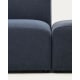 Kave Home Neom Armchair with Ottoman, Blue