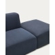 Kave Home Neom Armchair with Ottoman, Blue