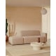 Kave Home Neom 2-Seat Modular Sofa with Ottoman, Beige