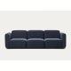 Kave Home Neom 3-Seat Modular Sofa, Blue