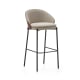 Kave Home EAMY Bar Stool, Light Brown, 65cm