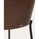 Kave Home Eamy Bar Stool, Light Brown, 65cm