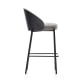 Kave Home EAMY Bar Stool, Grey & Black, 65cm