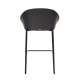 Kave Home EAMY Bar Stool, Grey & Black, 65cm