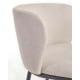 Kave Home Ciselia Chenille Bar Stool, Beige