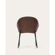 Kave Home Eamy Dining Chair, Light Brown & Wenge