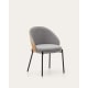 Kave Home Eamy Dining Chair, Grey & Natural