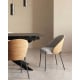 Kave Home EAMY Dining Chair, Grey & Natural