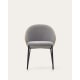 Kave Home EAMY Dining Chair, Grey & Natural