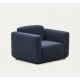 Kave Home Neom Armchair, 113cm, Blue