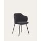 Kave Home Yunia Dining Chair, Dark Grey