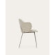 Kave Home Yunia Corduroy Dining Chair, Beige