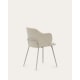 Kave Home Yunia Corduroy Dining Chair, Beige