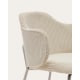 Kave Home YUNIA Corduroy Dining Chair, Beige