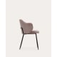 Kave Home YUNIA Corduroy Dining Chair, Pink