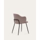 Kave Home YUNIA Corduroy Dining Chair, Pink