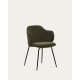 Kave Home YUNIA Corduroy Dining Chair, Green