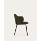 Kave Home Yunia Corduroy Dining Chair, Green