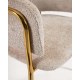 Kave Home Runnie Chenille Dining Chair, Beige