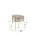 Kave Home Runnie Chenille Dining Chair, Beige