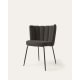 Kave Home ANIELA Boucle Dining Chair, Black