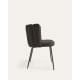 Kave Home Aniela Boucle Dining Chair, Black