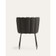 Kave Home Aniela Boucle Dining Chair, Black