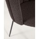 Kave Home ANIELA Boucle Dining Chair, Black