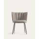 Kave Home Aniela Boucle Dining Chair, Grey