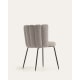 Kave Home ANIELA Boucle Dining Chair, Grey