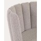 Kave Home ANIELA Boucle Dining Chair, Grey