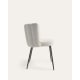 Kave Home Aniela Boucle Dining Chair, White
