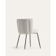 Kave Home Aniela Boucle Dining Chair, White