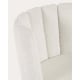 Kave Home ANIELA Boucle Dining Chair, White