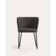 Kave Home CISELIA Boucle Dining Chair, Black