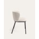 Kave Home CISELIA Chenille Dining Chair, Beige