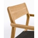 Kave Home Better Dining Chair, Black & Natural