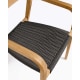 Kave Home Better Dining Chair, Black & Natural