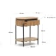 Kave Home Licia 1 Drawer Bedside Table