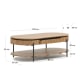 Kave Home Licia Coffee Table, 130cm