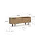 Kave Home Uxue TV Cabinet, 150cm